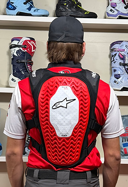 Tech-air mx size size on dirt bike rider