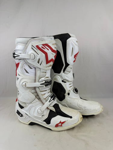 Used Alpinestars Tech 10 Supervented Boots // Size 10 | MxBoot.com