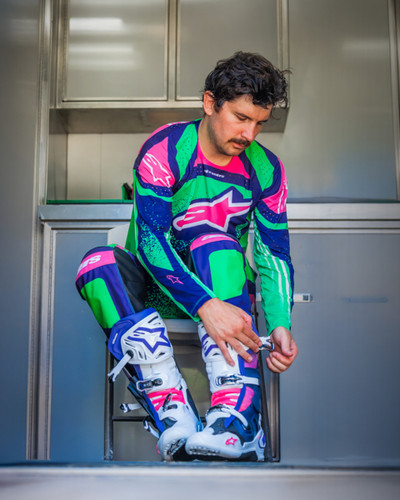 2026 Alpinestars Tech 10 Boots - White/Violet/Navy/Pink | MxBoot.com