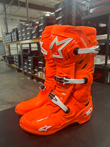 Alpinestars Tech 10 Supervented Boots - Orange | MxBoot.com