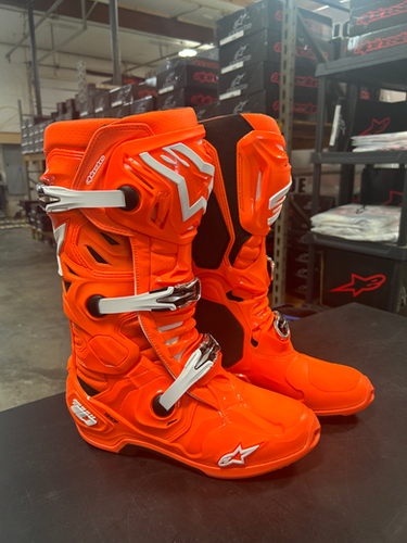 2026 Alpinestars Tech 10 Supervented Boots - Orange | MxBoot.com