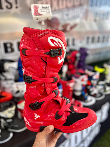Alpinestars Tech 7 レッド US9 テック7 オフロード アルパインスターズ TECH7 ブーツ レッド