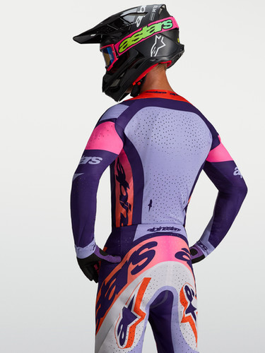 Alpinestars MX27 Supertech Dyna Jersey - Light Violet/Deep Purple