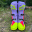 Thumbnail: 2026 Alpinestars Tech 10 Supervented Boots - Purple/Fluo Yellow/Diva Pink
