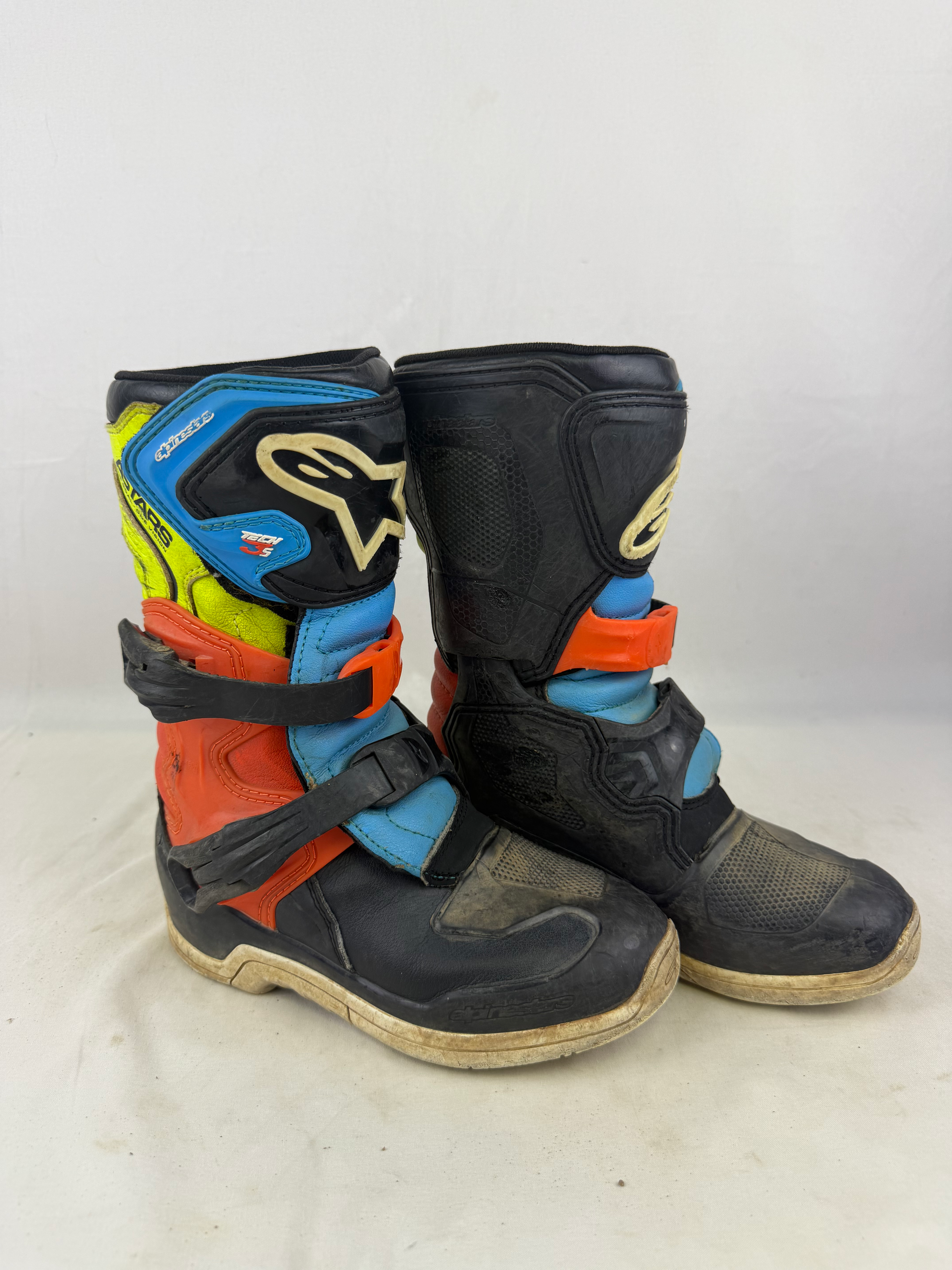 Used Alpinestars Tech 3s Kids Boots // Size 1