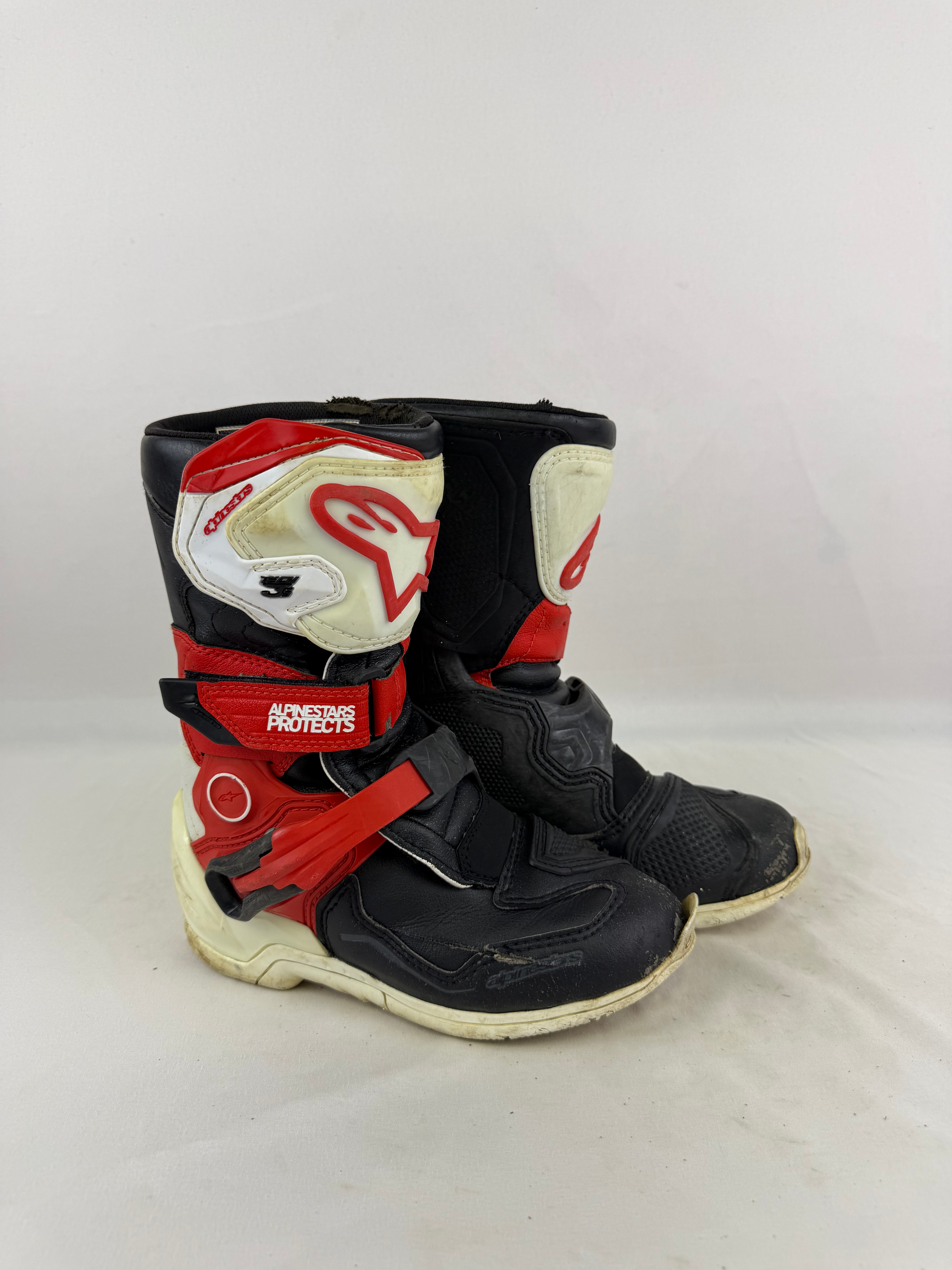 Used Alpinestars Tech 3s Kids Boots // Size 1