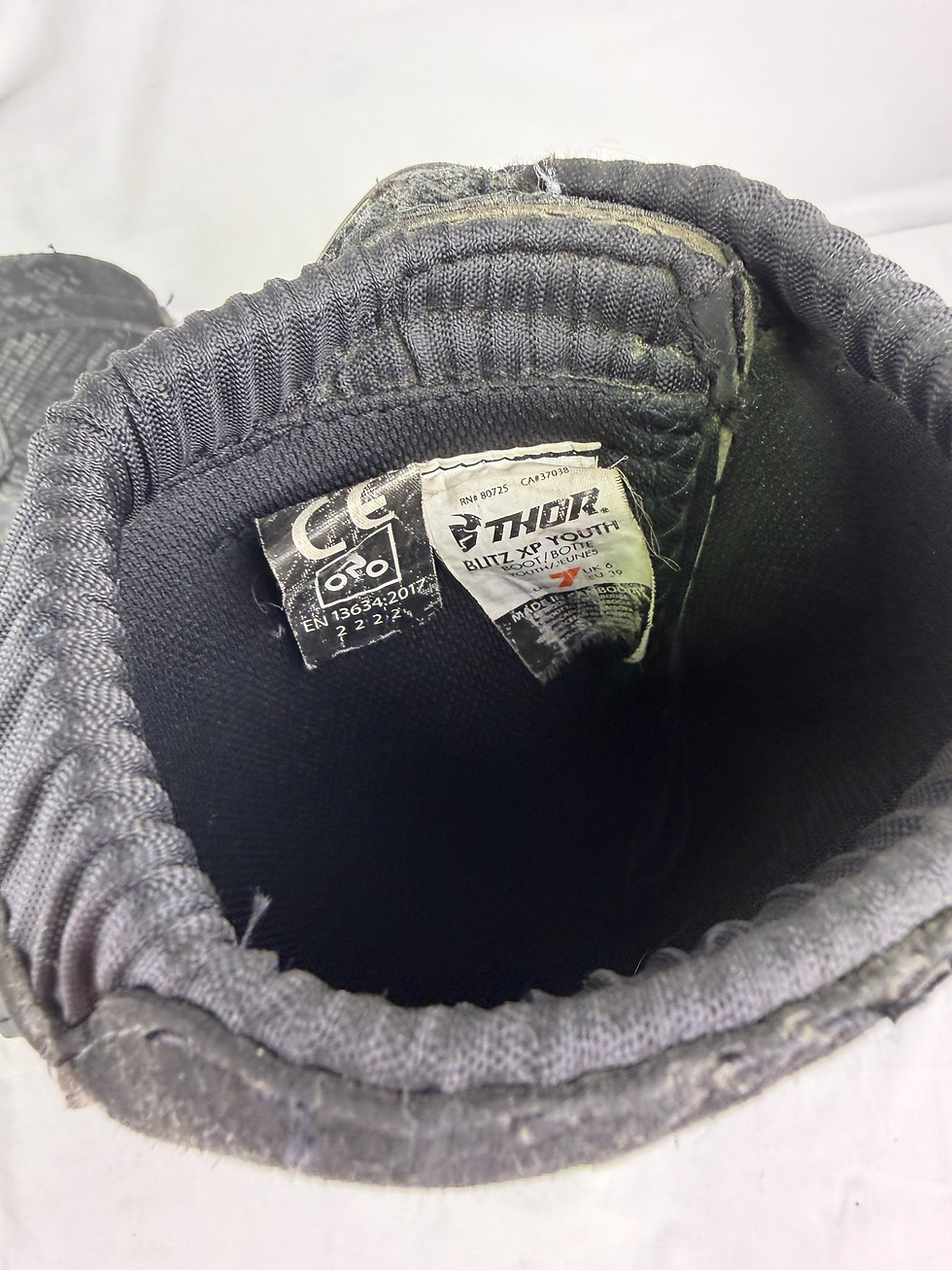 Thumbnail: Used Thor Blitz XP Youth Boots // Size 7