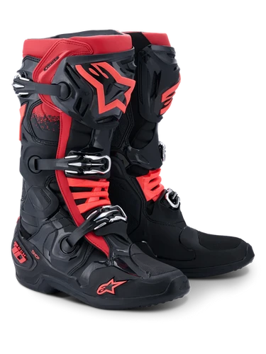 2026 Alpinestars Tech 10 Boots - Black/Red | MxBoot.com