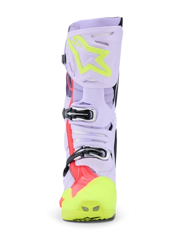 2026 Alpinestars Tech 10 Supervented Boots - Purple/Fluo Yellow