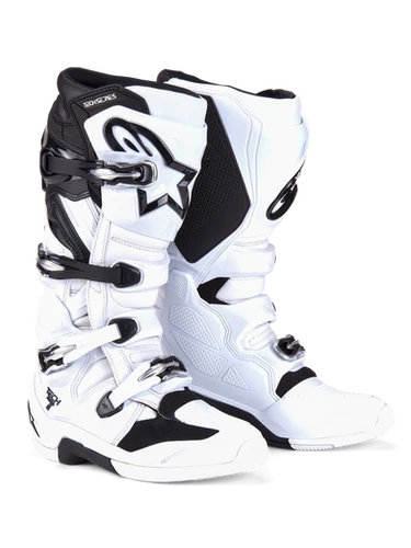 Alpinestars Tech 7 Boots - White/Black | MxBoot.com