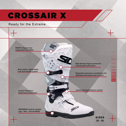 SIDI Crossair X Boots - Messy/Cyan | MxBoot.com