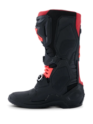 Alpinestars バイク用ブーツ ブラック/レッド 2026 Alpinestars Tech 10 Boots - Black/Red | MxBoot.com