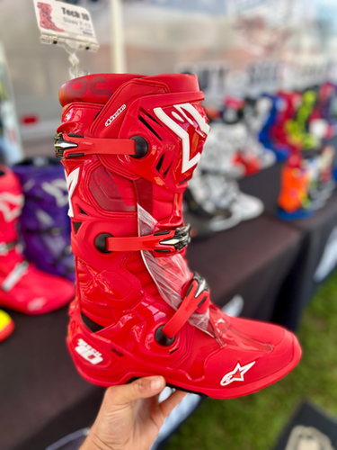 Alpinestars Tech 10 Boots - Red | MxBoot.com
