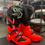Thumbnail: 2026 Alpinestars Tech 7 Boots - Black/Red Fluo/Pink