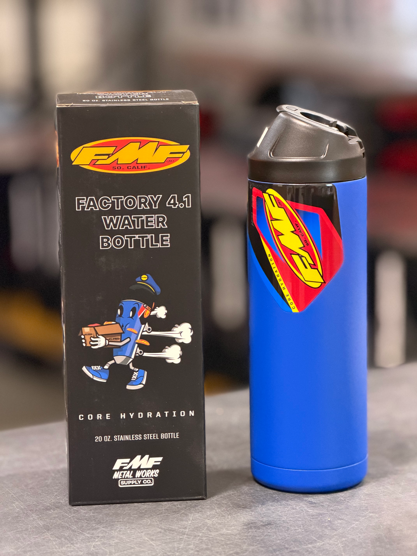 FMF Stainless 20 Ounce Factory 4.1 Water Bottle
