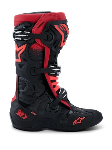 2026 Alpinestars Tech 10 Boots - Black/Red | MxBoot.com