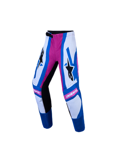 Alpinestars MX27 YOUTH Supertech Maven Pants - White/Hot Coral
