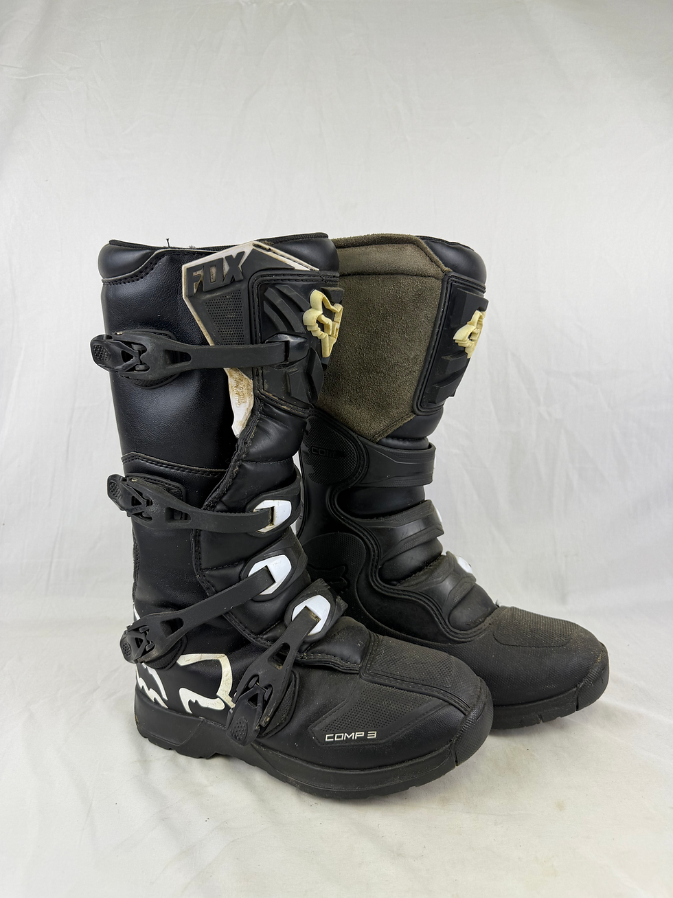Thumbnail: Used Fox Comp 3 Youth Boots // Size 8