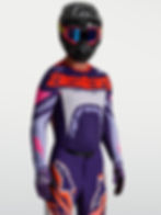 Thumbnail: Alpinestars MX27 Supertech Dyna Jersey - Light Violet/Deep Purple/Pink
