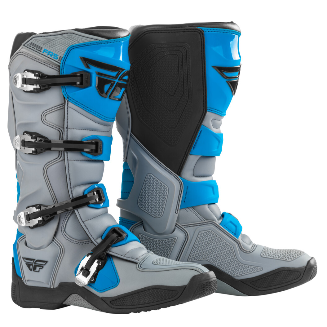 Fly Racing FR5 Boots - Grey/Blue
