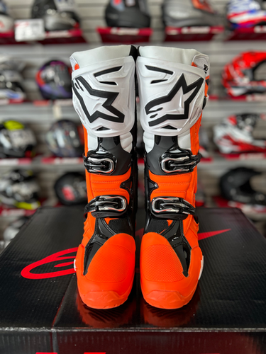 Alpinestars Tech 10 バイクブーツ ネオンオレンジ
