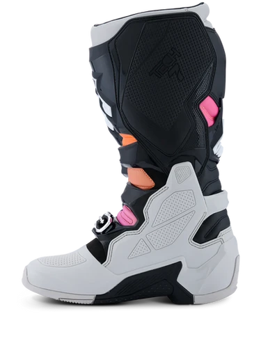 2026 Alpinestars Tech 7 Boots - Black/Gray/Orange/ Magenta