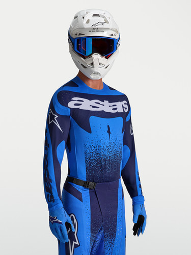 Alpinestars MX27 Techstar Swan Jersey - UCLA Blue/Deep Blue