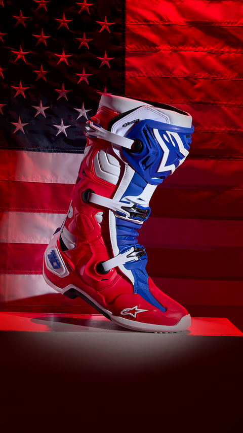 LE Red Bud Alpinestars Tech 10 Dirt Bike Boots