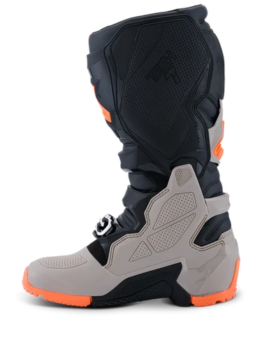 2026 Alpinestars Tech 7 Enduro Boots - Black/Gray/Orange | MxBoot.com