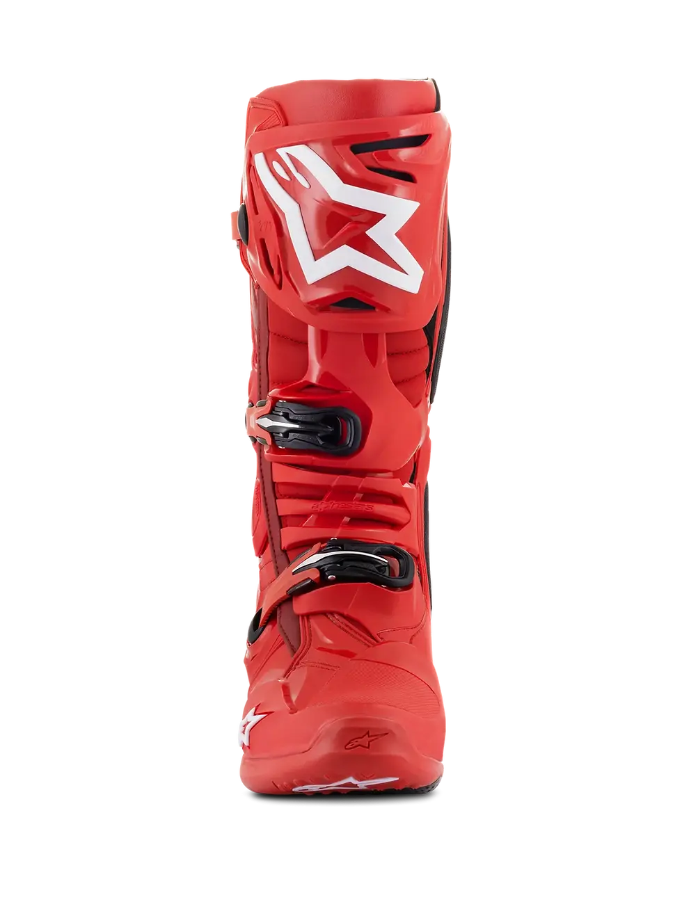 Thumbnail: Alpinestars Tech 10 MX Boots Red motocross boots with impact protection and ankle support