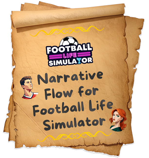 Narrative Flow for Football Life Simulator