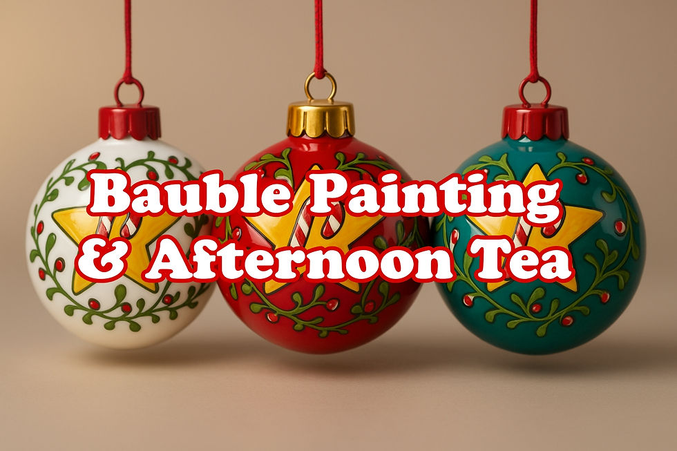 Christmas Bauble Painting & Afternoon Tea   (1)