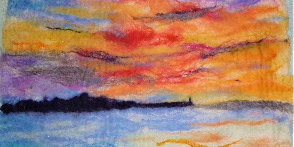 Wet Felted Picture Workshop Nov 2021
