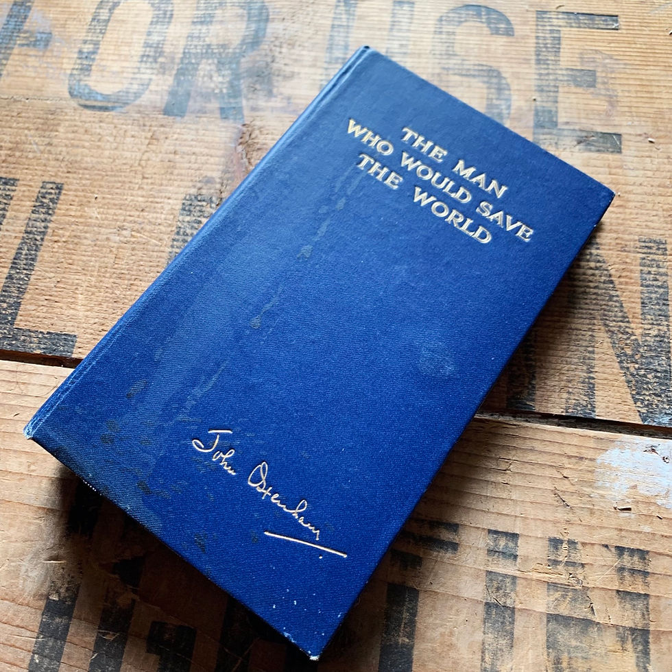 Thumbnail: The Man Who Would Save The World - Folding Book Lamp