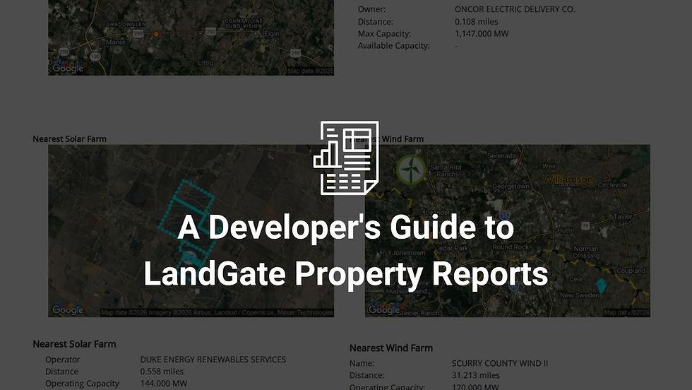 A Developer's Guide to LandGate Nationwide Property Data