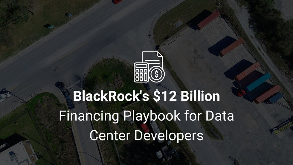 BlackRock's $12 Billion Bond Sale Signals a New Financing Playbook for Data Center Developers