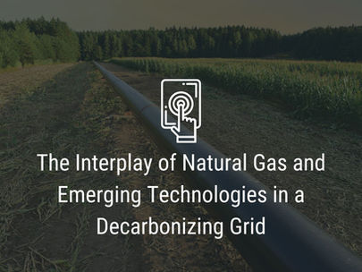 The Interplay of Natural Gas and Emerging Technologies in a Decarbonizing Grid
