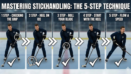 אינפוגרפיקה המשלבת את חמשת שלבי הטכניקה לתמונה אחת ברורה ומסודרת, הכוללת כותרת ראשית וחצים המראים את התהליך