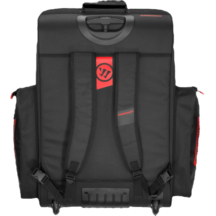 תמונה ממוזערת: תיק גלגלים שחור עם הלוגו של Warrior, בשימוש על קרח.