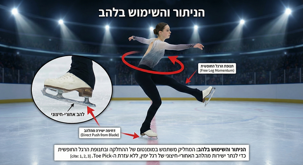 אינפוגרפיקה של הניתור והשימוש בלהב