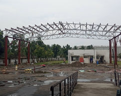 Pre Fabricated Steel Structure for Vehicle Parking Shed