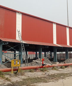 Industrial Pipe Line Maintenance Shed