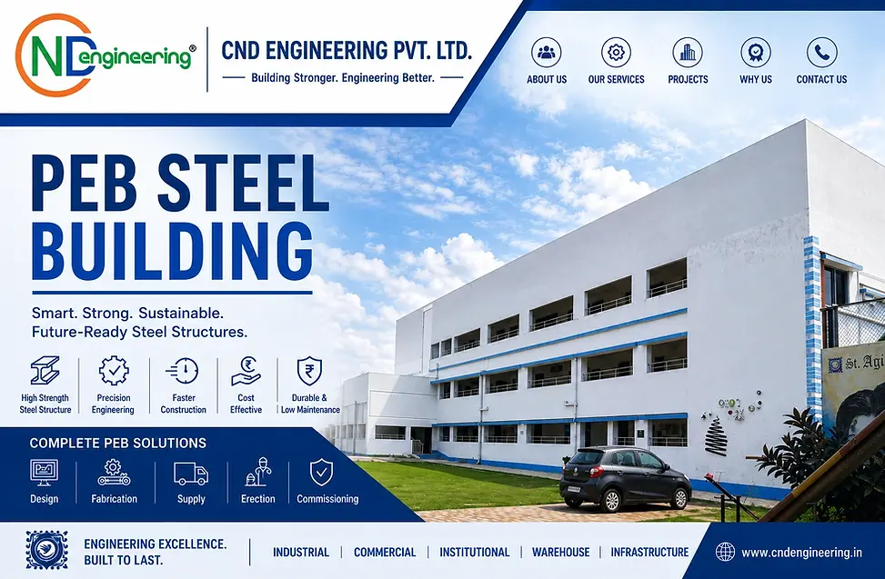 PEB-Steel Building- Manufacturer -Kolkata