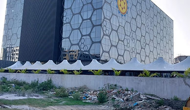 Tensile fabric structure