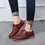 Thumbnail: Woman Brogue Shoes Woman Platform Oxford Shoes Flats British Style Vintage