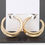 Thumbnail: Hollowed Hook Hoop Earrings