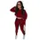 Thumbnail: Top Quality 2 Piece Pants Set 2 Piece Set Hoodie Women Jogger Sets Two Piece