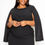 Thumbnail: Caped Beautifully Dress (Black)