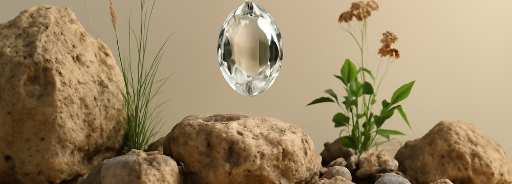 Crystornate Natural Crystal rocks, plants