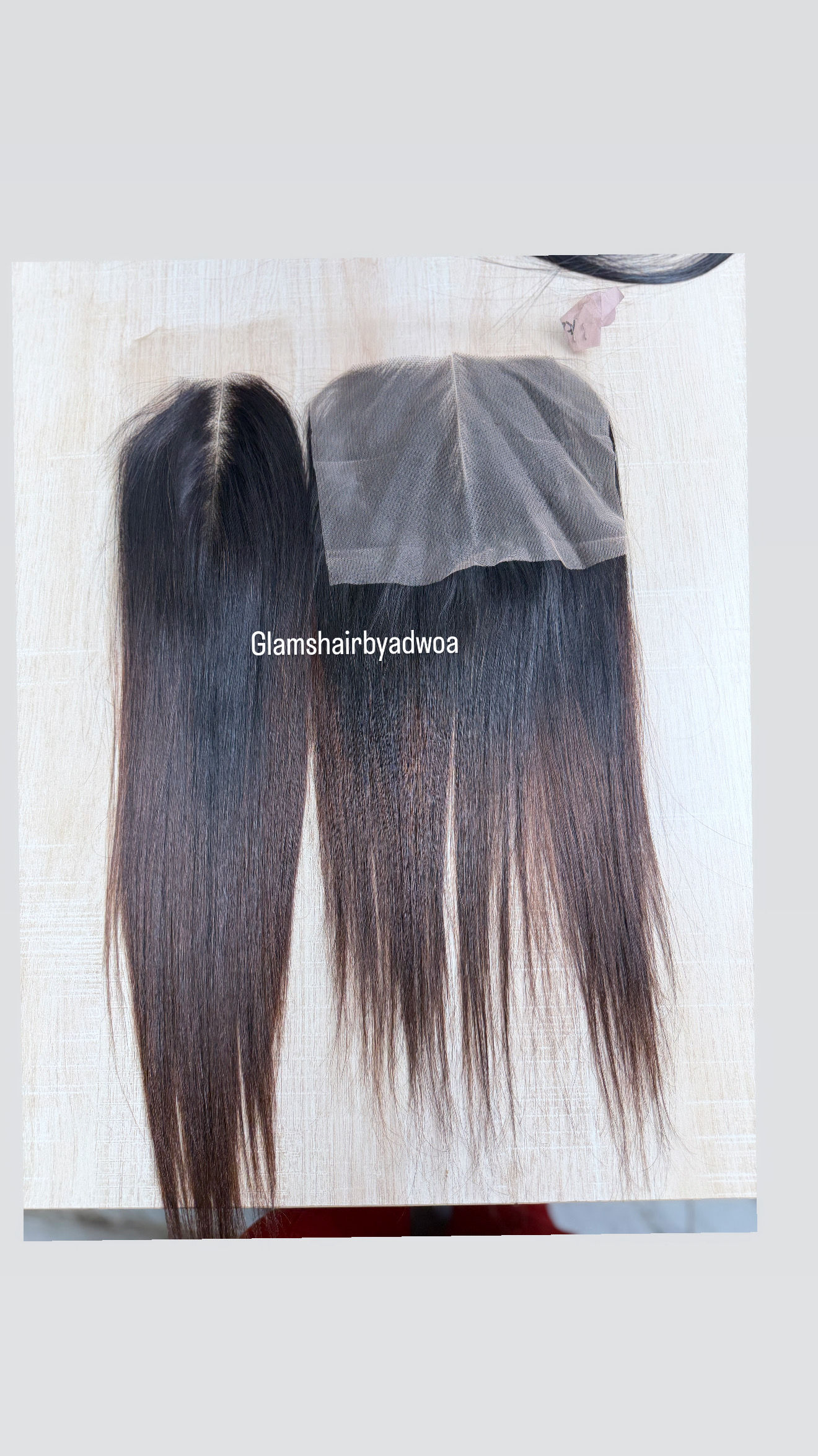 VIETNAMESE SDD  BONE STW OMBRE BROWN 2X6 CLOSURE